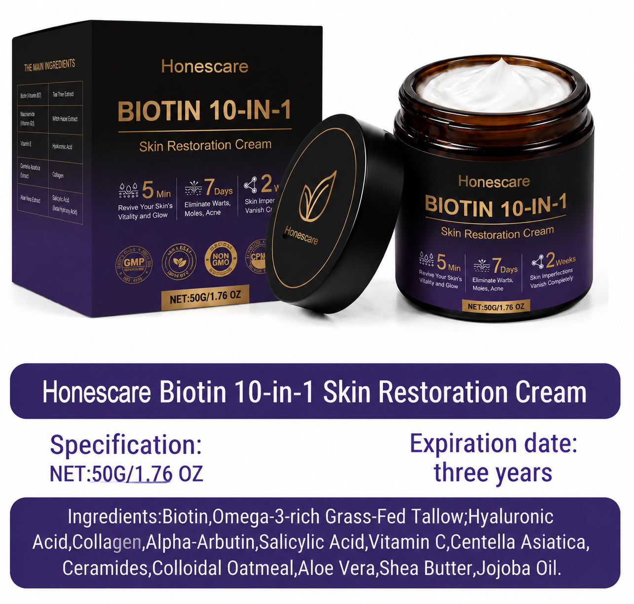 ๐๏ธ๐๐๐๐ข๐๐ข๐๐ฅ ๐๐ซ๐๐ง๐ ๐๐ญ๐จ๐ซ๐ |Biotin 10-in-1 Skin Restoration Cream ๐