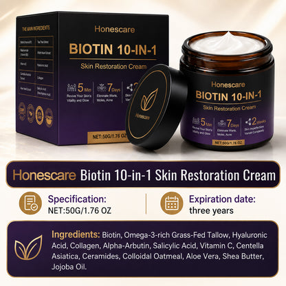 🎖️𝐎𝐟𝐟𝐢𝐜𝐢𝐚𝐥 𝐁𝐫𝐚𝐧𝐝 𝐒𝐭𝐨𝐫𝐞 |Biotin 10-in-1 Skin Restoration Cream 🍀