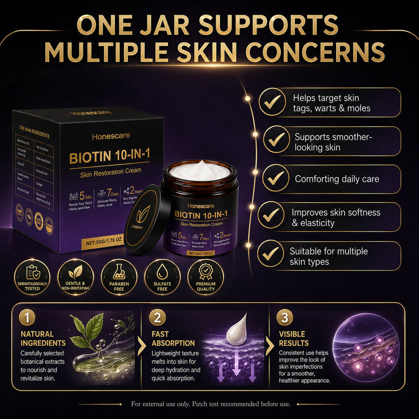 🎖️𝐎𝐟𝐟𝐢𝐜𝐢𝐚𝐥 𝐁𝐫𝐚𝐧𝐝 𝐒𝐭𝐨𝐫𝐞 |Biotin 10-in-1 Skin Restoration Cream 🍀