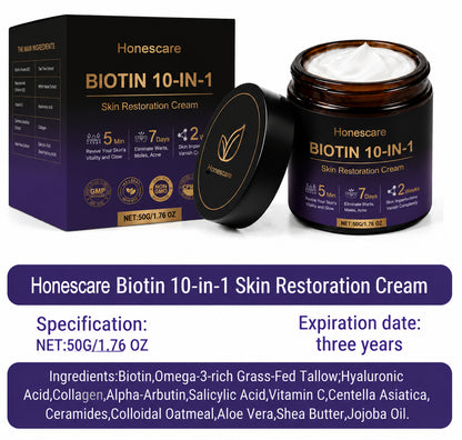 🎖️𝐎𝐟𝐟𝐢𝐜𝐢𝐚𝐥 𝐁𝐫𝐚𝐧𝐝 𝐒𝐭𝐨𝐫𝐞 |Biotin 10-in-1 Skin Restoration Cream 🍀